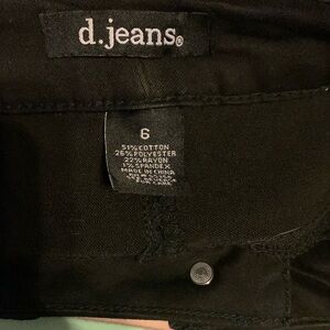 d. jeans Black Ankle Pants